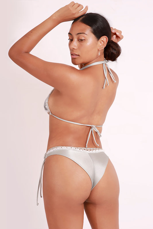 FLOR DE MAYO BOTTOM Doblevista Zebra y Plata