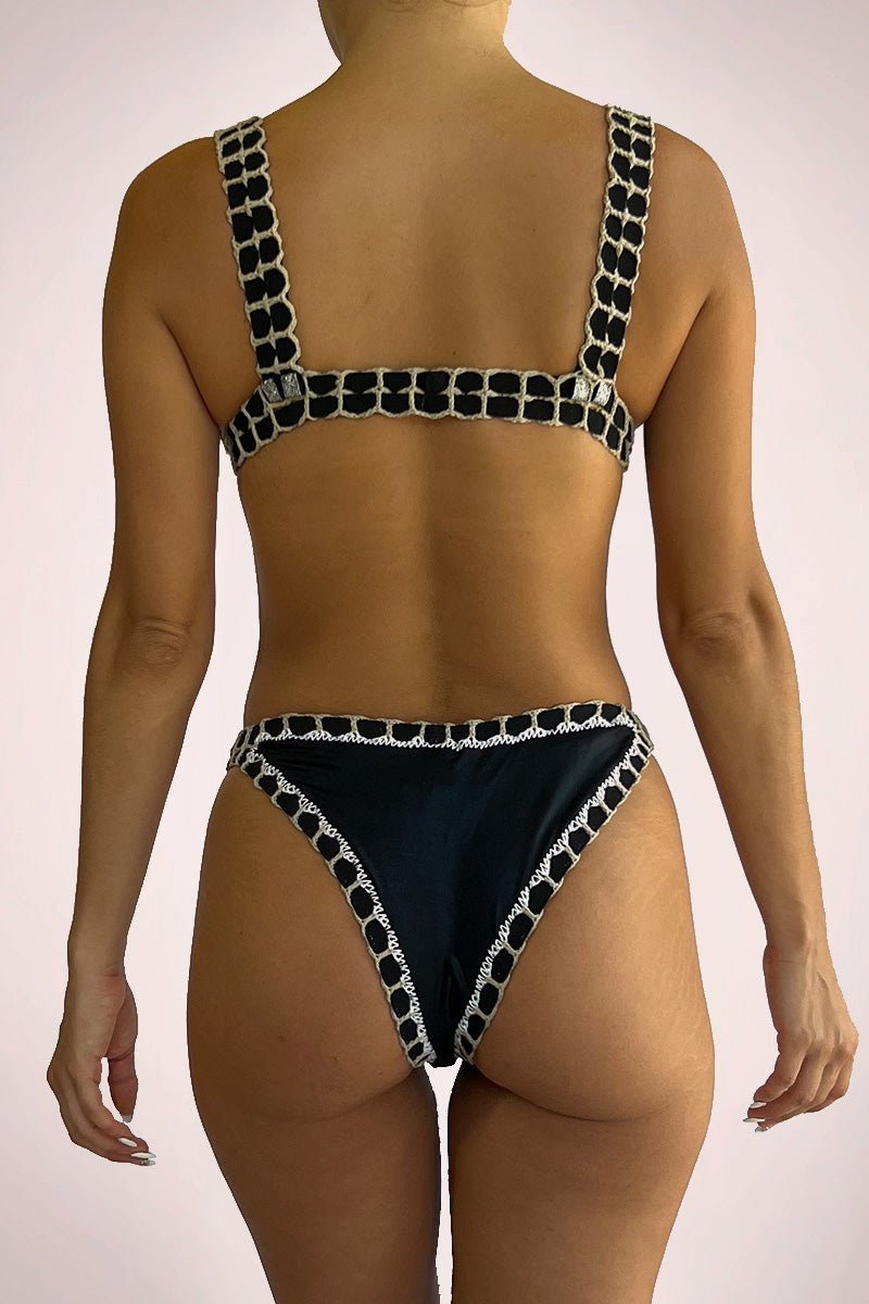 IXCHEL TOP Doblevista Camouflage y Negro Wet